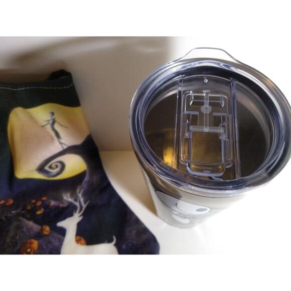 Nightmare Before Christmas Jack and Sally Stainless Steel Tumbler X-mas Stocking - Picture 2 of 8